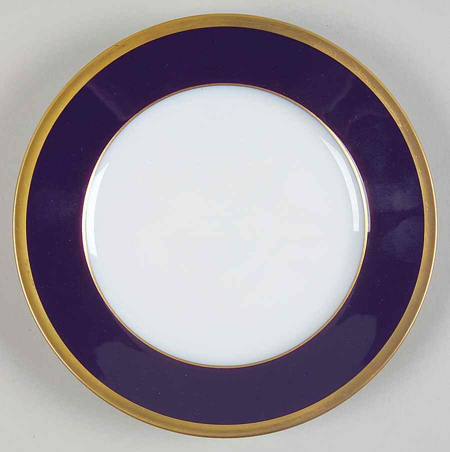 Arc En Ciel Ambassade Blue Bread & Butter Plate by Charles Field Haviland-1
