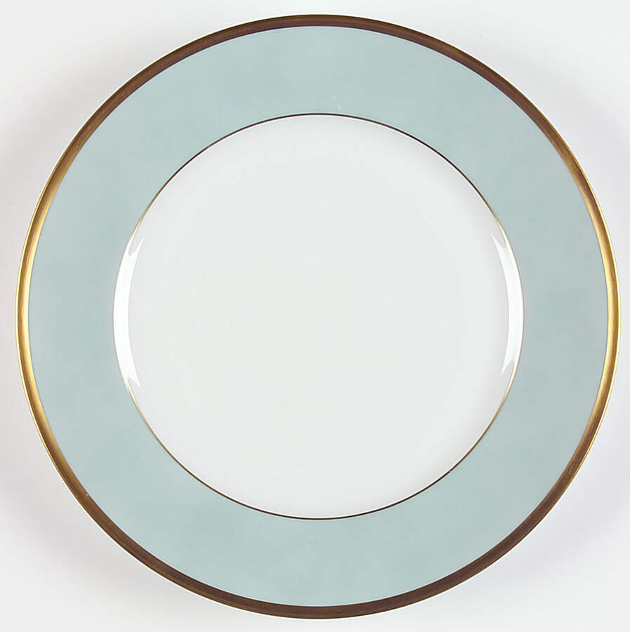 Arc En Ciel Mint Green (Airain) Dinner Plate by Charles Field Haviland-1