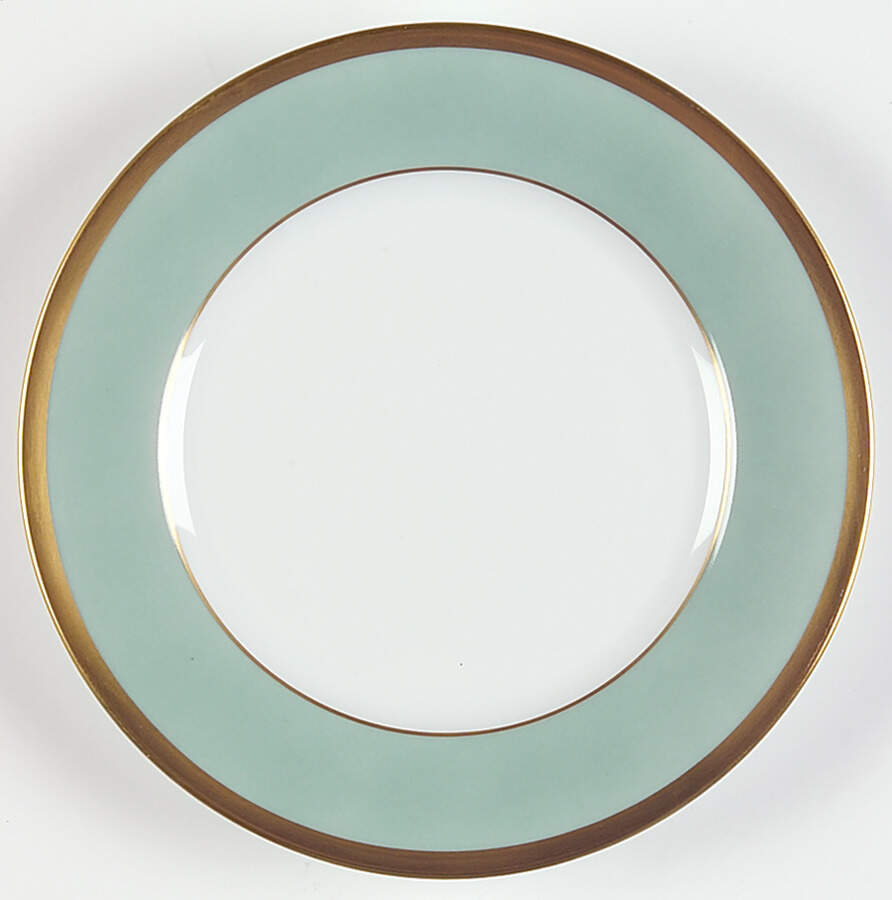 Arc En Ciel Mint Green (Airain) Bread & Butter Plate by Charles Field Haviland-1