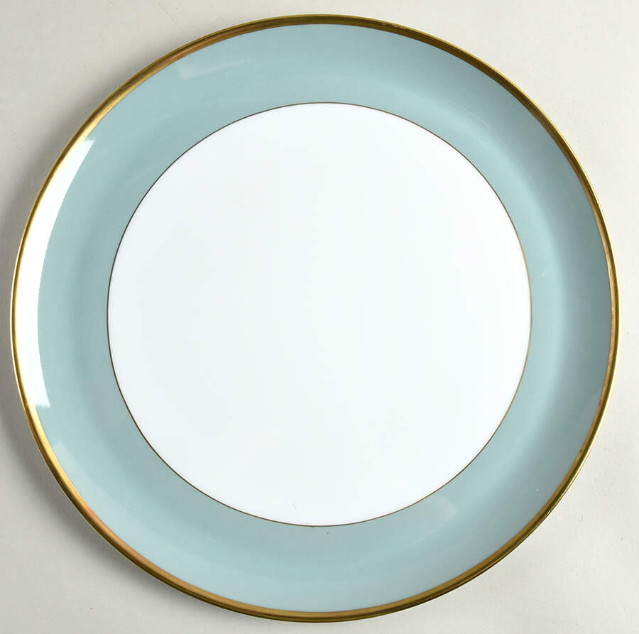 Arc En Ciel Mint Green (Airain) Cake Plate by Charles Field Haviland-1
