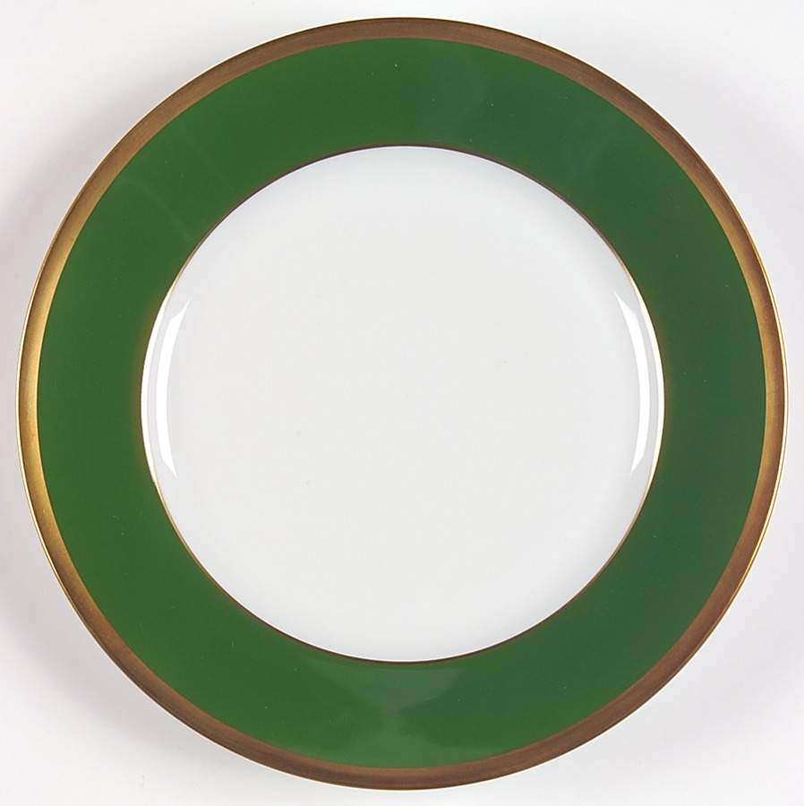 Arc En Ciel Empire Green (Vert) Salad Plate by Charles Field Haviland-1