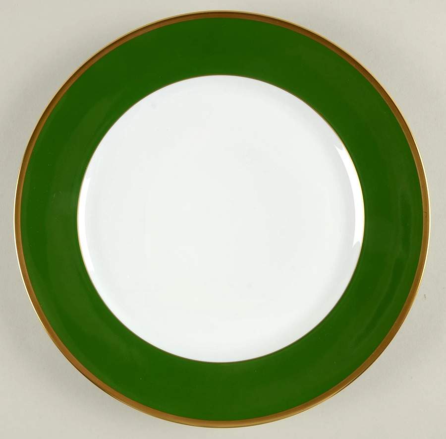 Arc En Ciel Empire Green (Vert) Large Dinner Plate by Charles Field Haviland-1