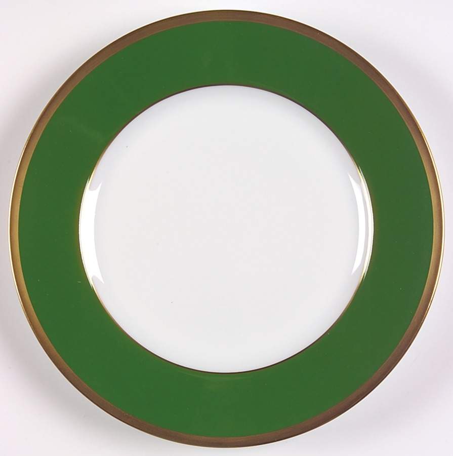 Arc En Ciel Empire Green (Vert) Dessert Luncheon Plate by Charles Field Haviland-1