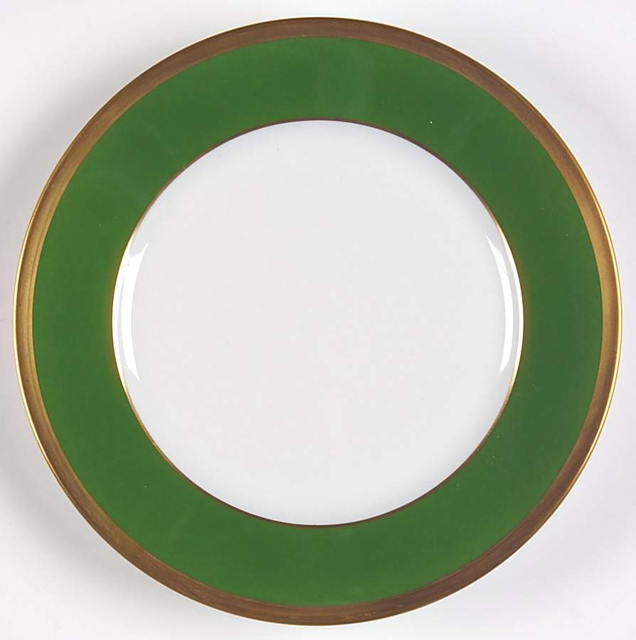 Arc En Ciel Empire Green (Vert) Bread & Butter Plate by Charles Field Haviland-1