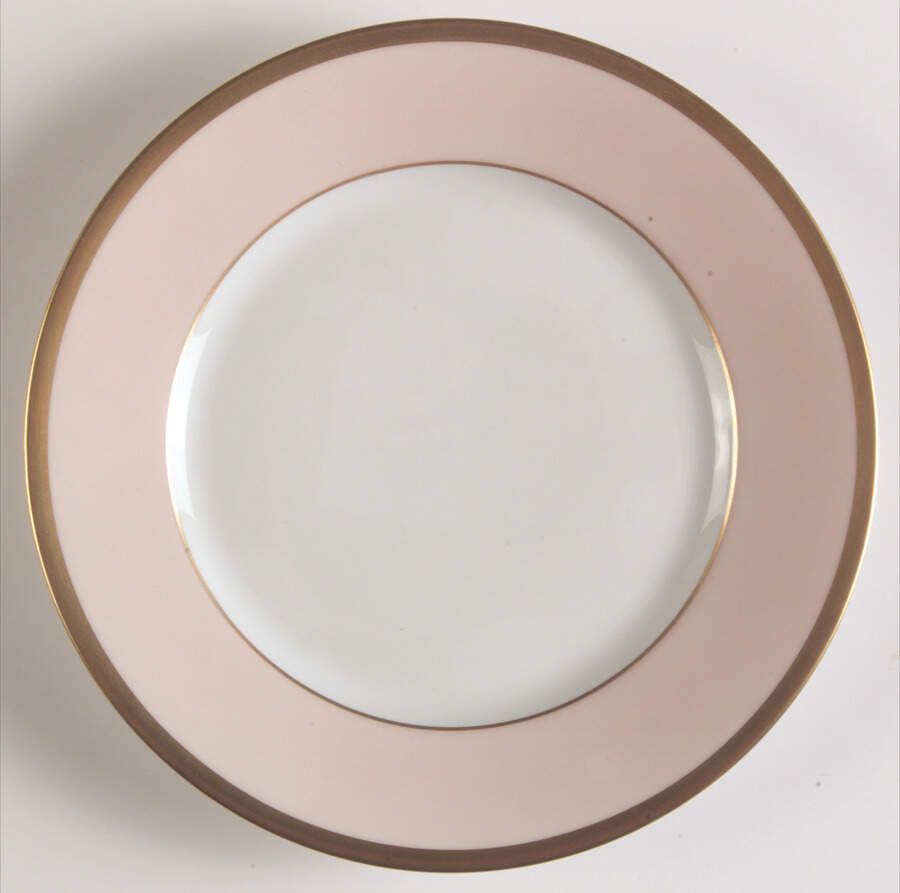 Arc En Ciel  Soft Pink (Rose Opale) Salad Plate by Charles Field Haviland-1