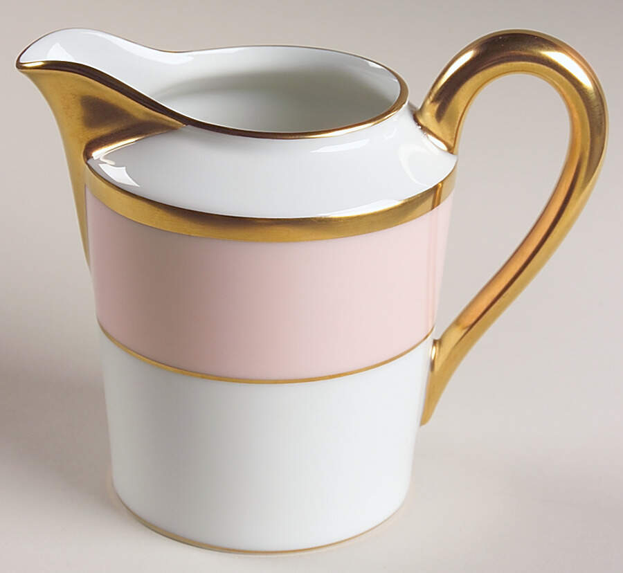 Arc En Ciel  Soft Pink (Rose Opale) Oversize Creamer by Charles Field Haviland-1