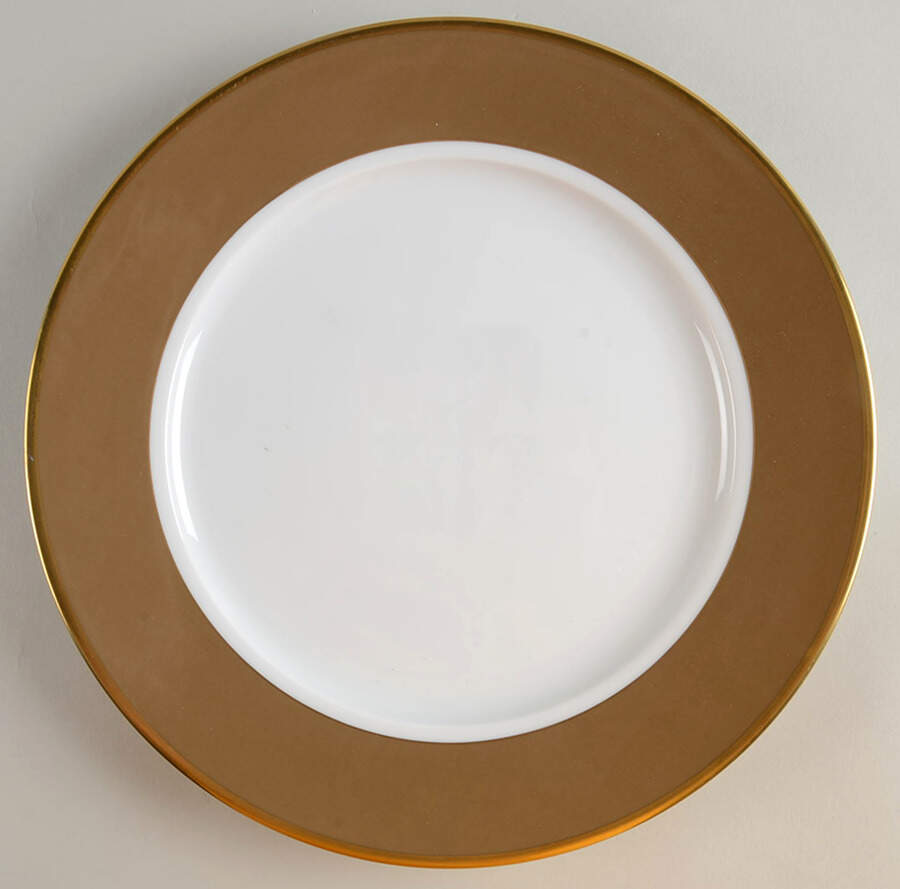 Arc En Ciel Chestnut (Marron Glace) Service Plate (Charger) by Charles Field Haviland-1
