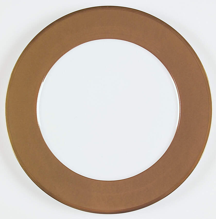 Arc En Ciel Chestnut (Marron Glace) Service Plate (Charger) by Charles Field Haviland-1