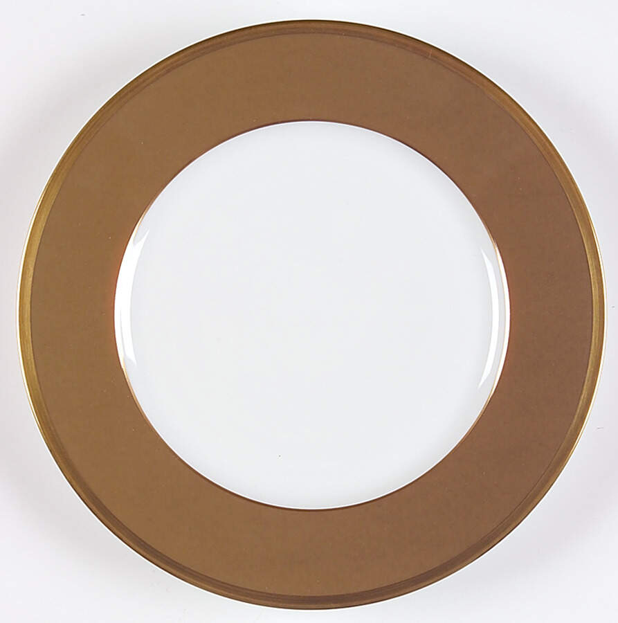 Arc En Ciel Chestnut (Marron Glace) Dessert Luncheon Plate by Charles Field Haviland-1