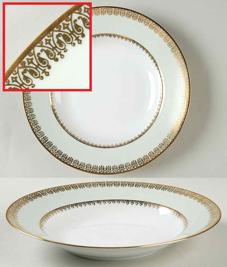 CHF483 Large Rim Soup Bowl by Charles Field Haviland-1