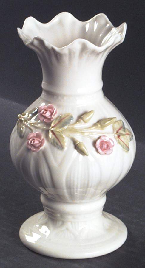 Vases Ribbon Spill Vase by Belleek Pottery (Ireland)-1
