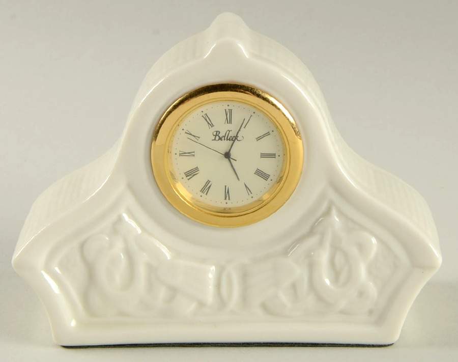 Clocks Celtic Clock by Belleek Pottery (Ireland)-1