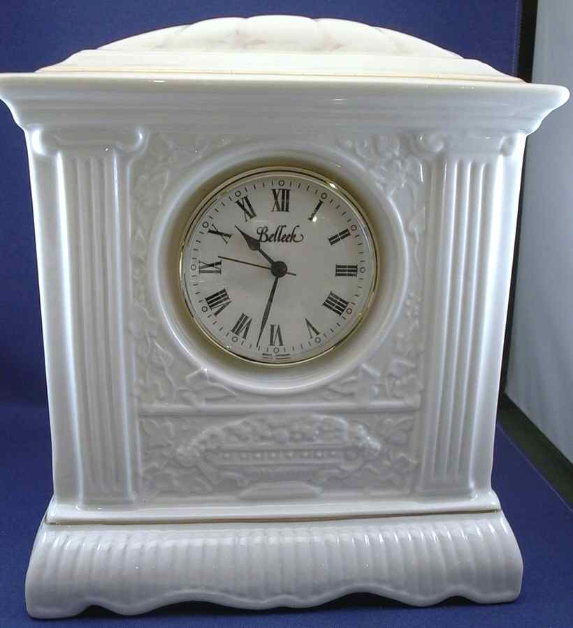 Limited Edition Giftware Large Desk Clock by Belleek Pottery (Ireland)-1