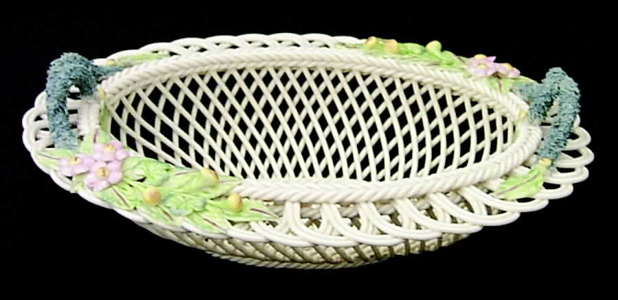 Basketware Enchanted Isle Basket by Belleek Pottery (Ireland)-1