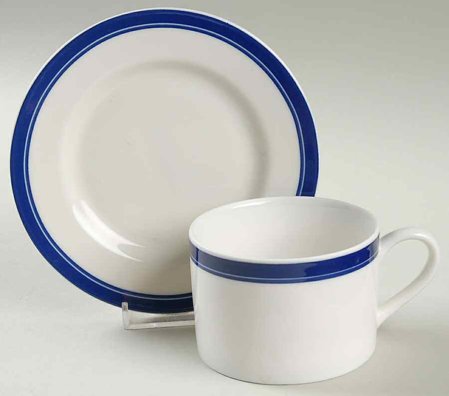 CBL7 Flat Cup & Saucer Set by Crate & Barrel-1