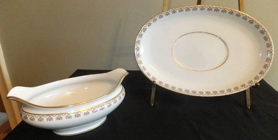 CHF488 Gravy Boat & Underplate by Charles Field Haviland-1