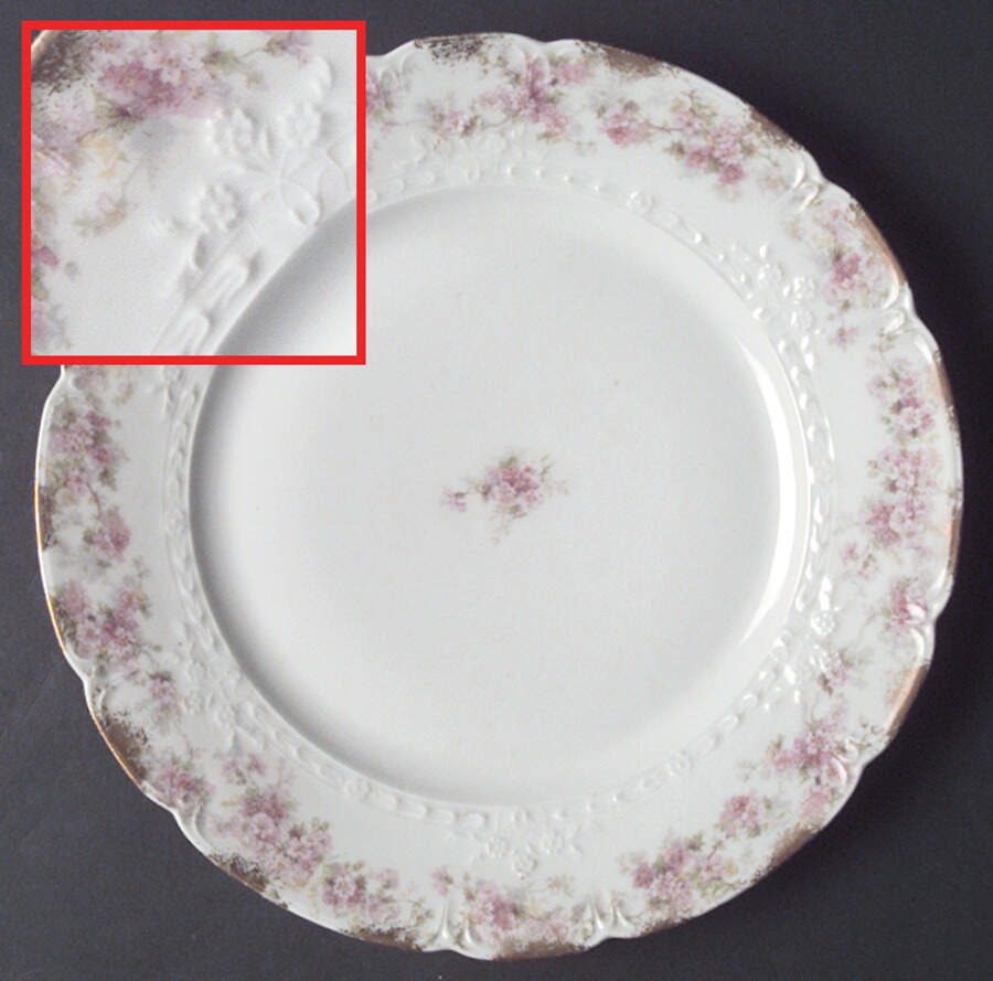 Head 111-1 Dinner Plate by Charles Field Haviland-1