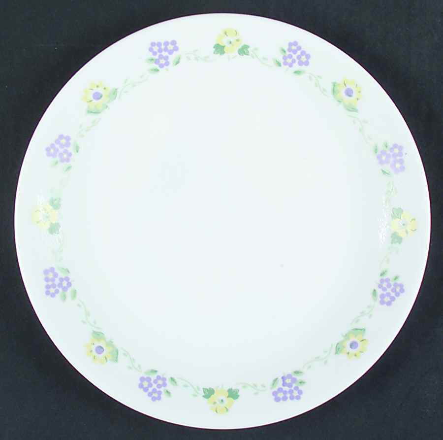 Forget Me Not Luncheon Plate by Corning Corelle-1