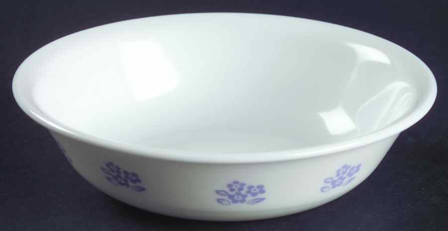 Forget Me Not Fruit/Dessert (Sauce) Bowl by Corning Corelle-1