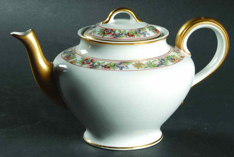 CHF502 Mini Teapot & Lid by Charles Field Haviland-1