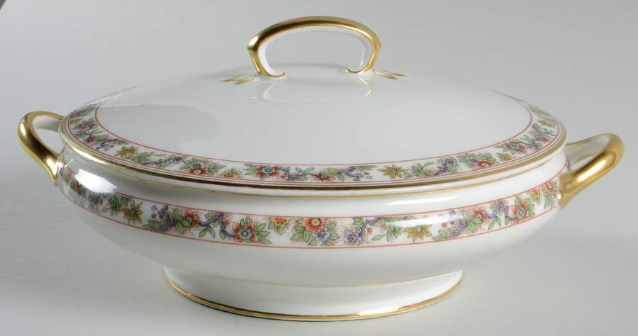 CHF502 Round Covered Vegetable by Charles Field Haviland-1