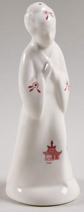 Willow Rosa Pink (England) Figural Salt Shaker by Churchill-1