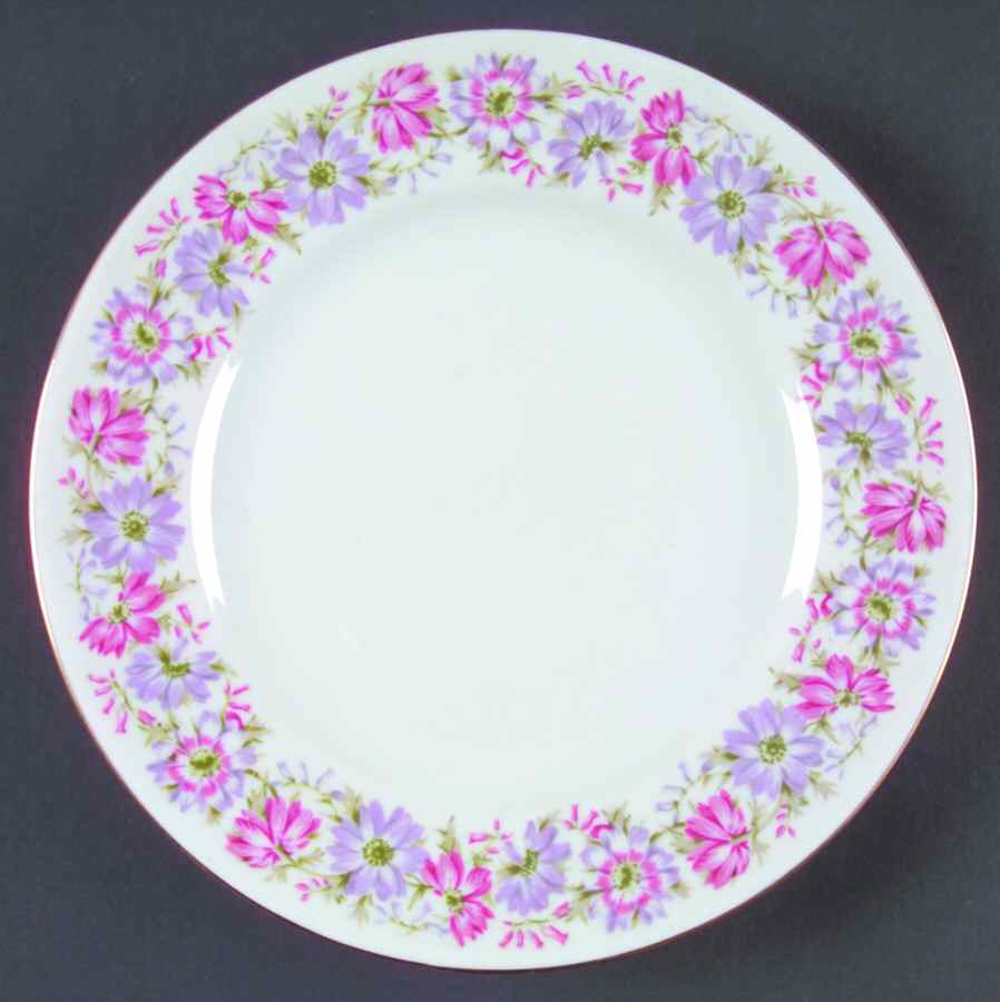 Roulette Bread & Butter Plate by Cmielow (Poland)-1