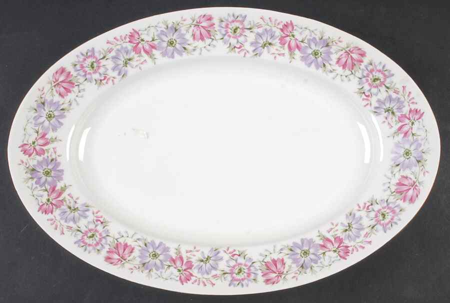 Roulette 13" Oval Serving Platter by Cmielow (Poland)-1