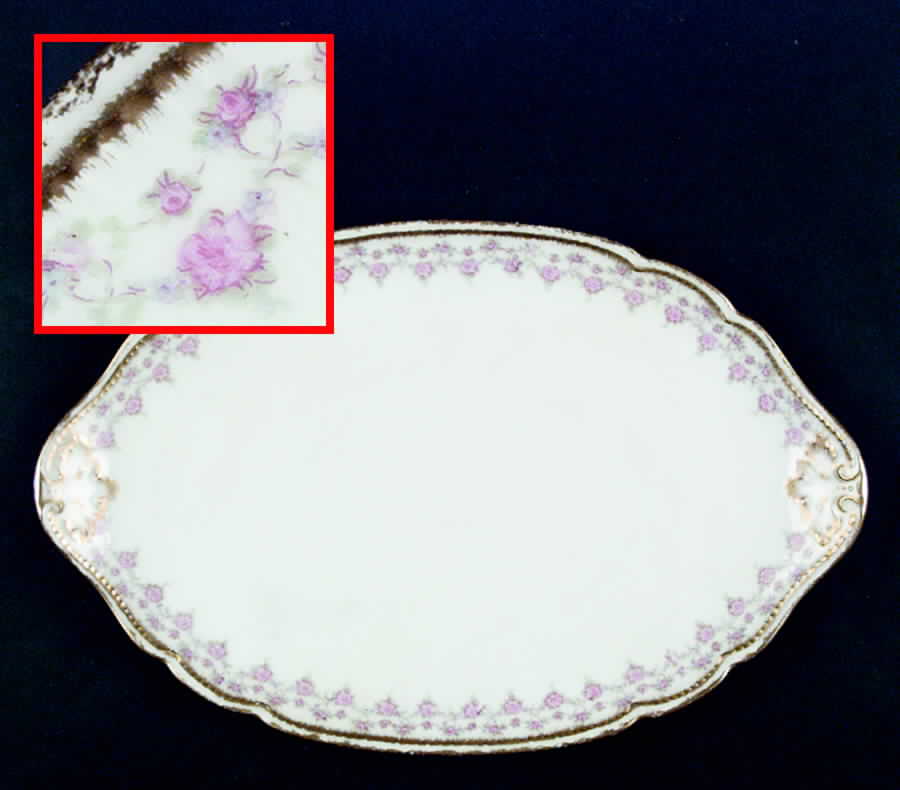 CHF507 12" Oval Serving Platter by Charles Field Haviland-1