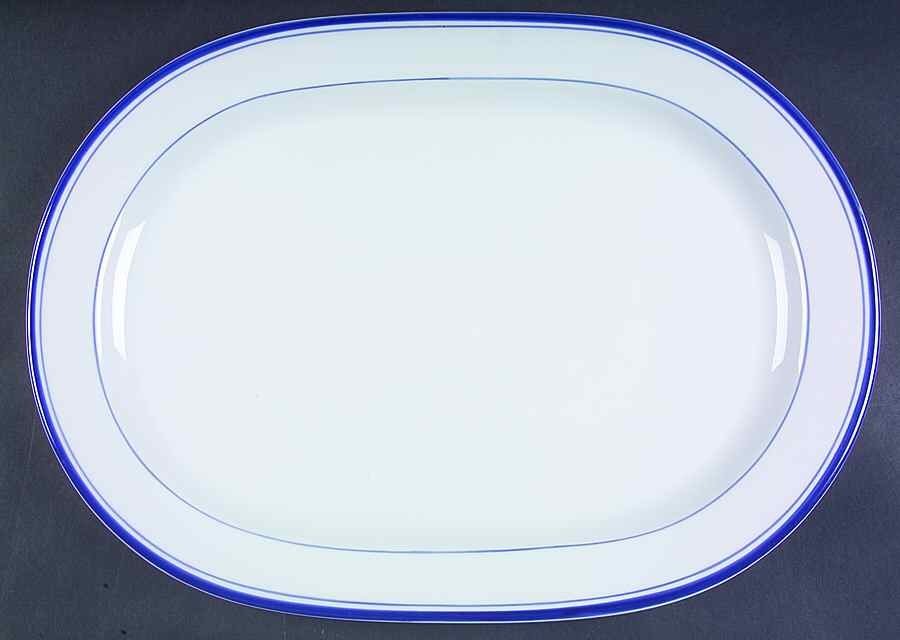 Brasserie 15" Oval Serving Platter by Crate & Barrel-1