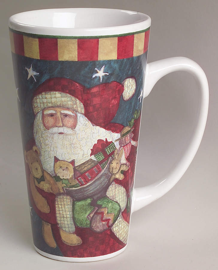 Father Christmas Latte Mug by Certified International-1