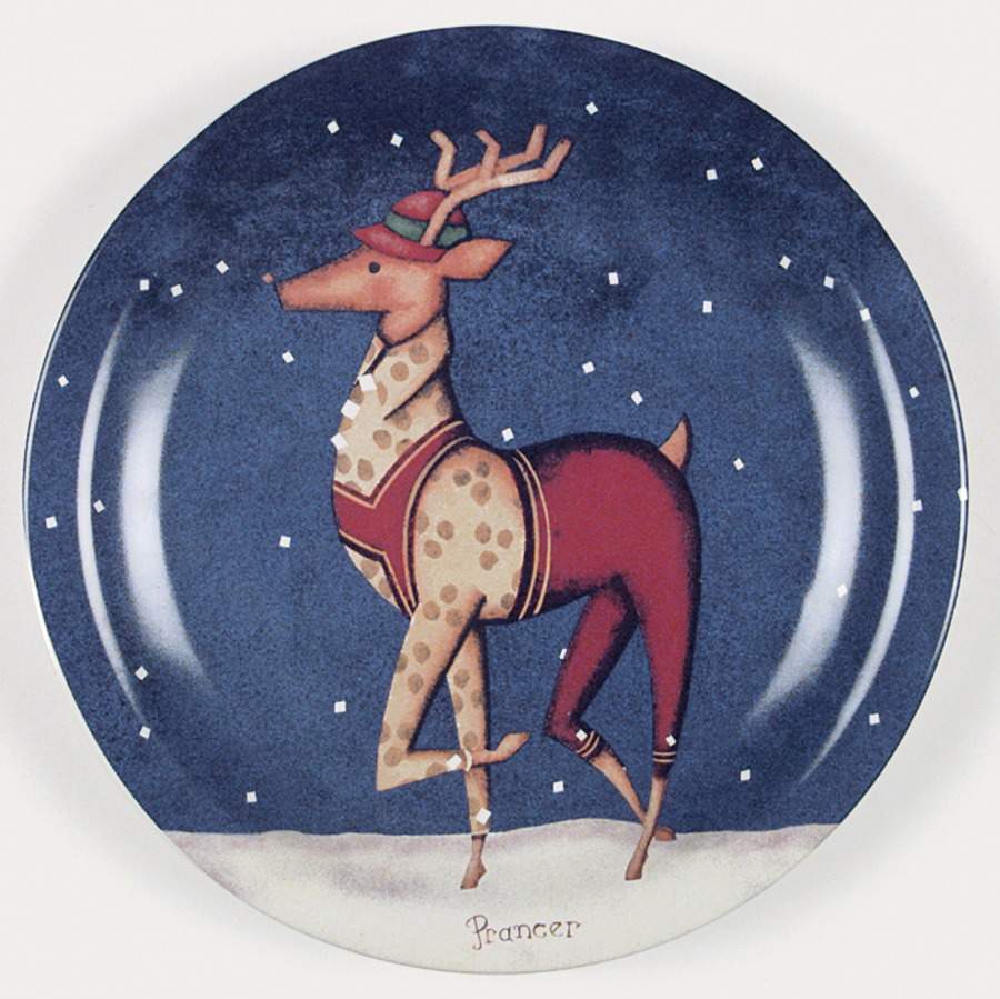 Reindeer Dinner Plate by Certified International-1
