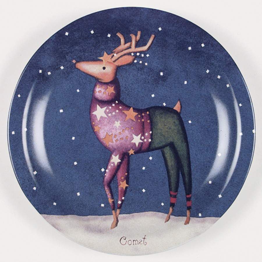 Reindeer Dinner Plate by Certified International-1