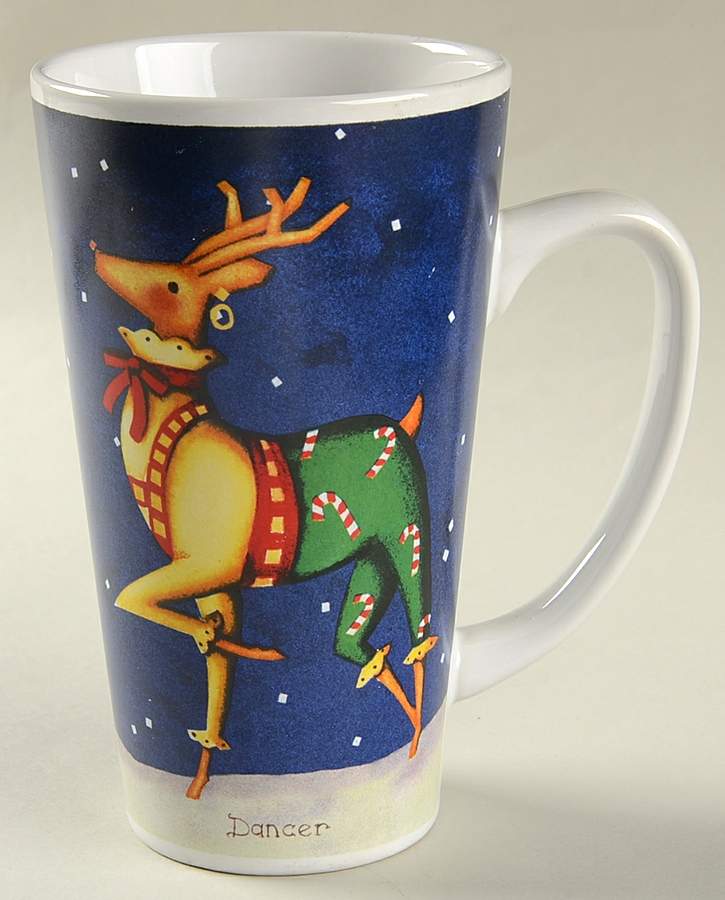 Reindeer Latte Mug by Certified International-1
