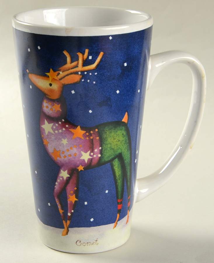 Reindeer Latte Mug by Certified International-1