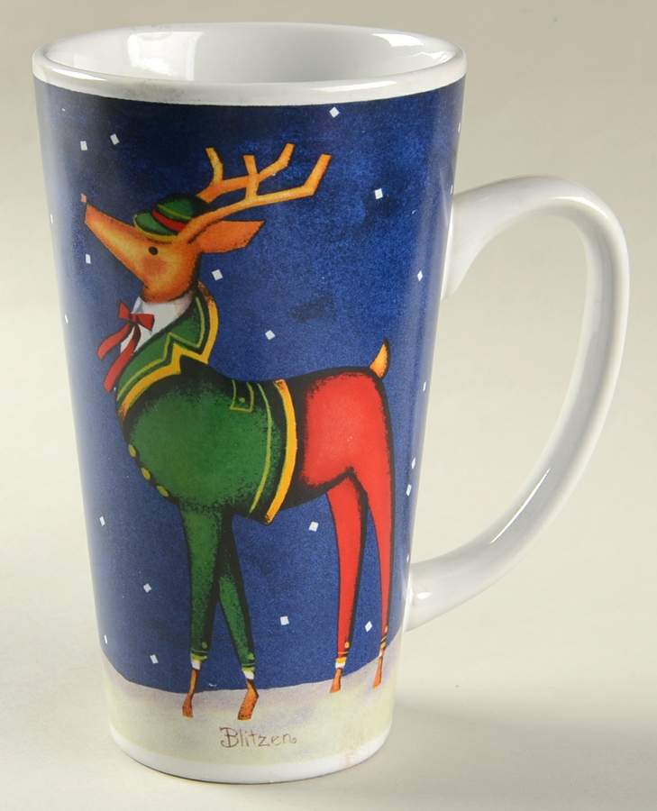Reindeer Latte Mug by Certified International-1