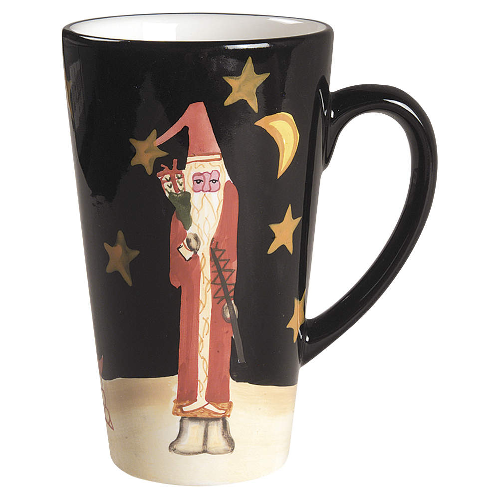 Midnight Santa Latte Mug by Certified International-1