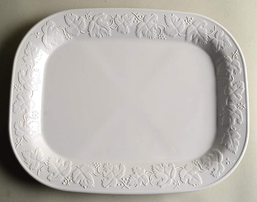 Vinyard 15" Rectangular Serving Platter by Corning Corelle-1