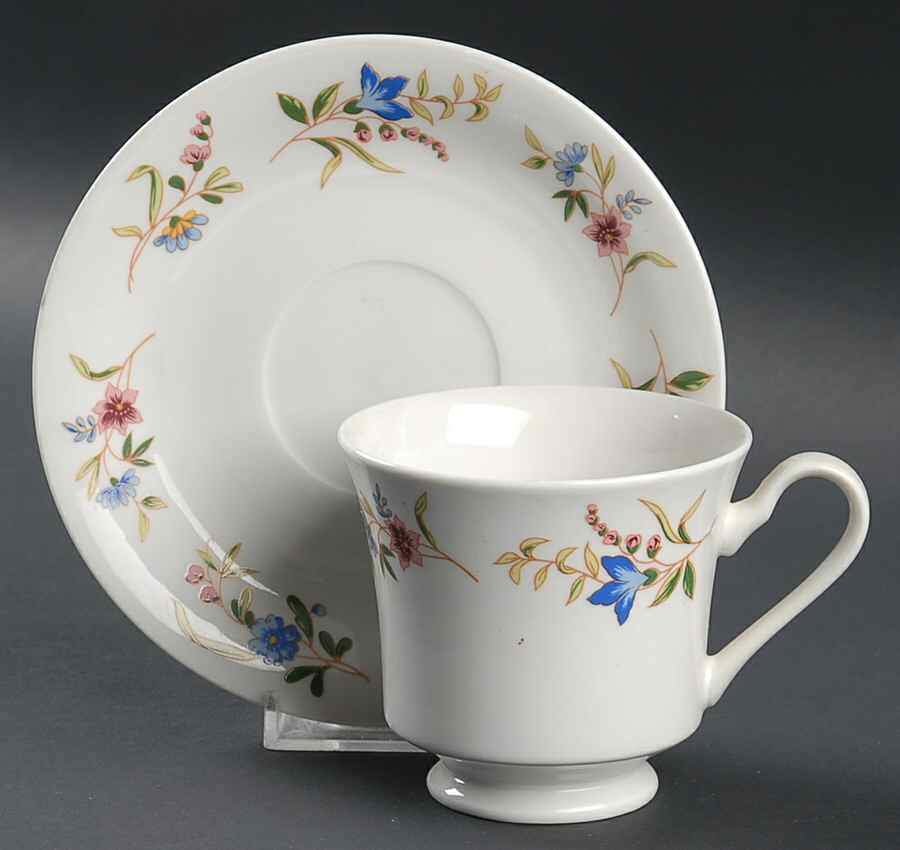 Versailles (Smooth) Footed Cup & Saucer Set by BIA Cordon Bleu-1