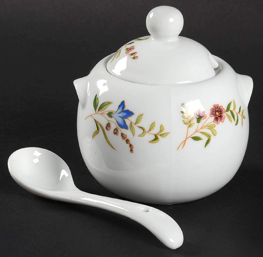 Versailles (Smooth) Mini Sugar Bowl & Lid with Spoon by BIA Cordon Bleu-1