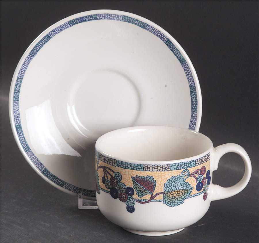 CCH13 Flat Cup & Saucer Set by Churchill-1