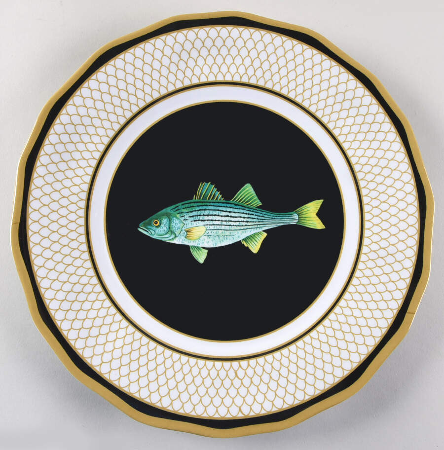 American Waters Melamine Dinner Plate by Lynn Chase-1