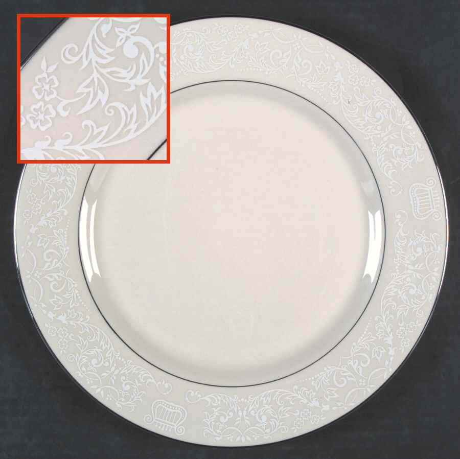 Lyric Dinner Plate by Carillon-1