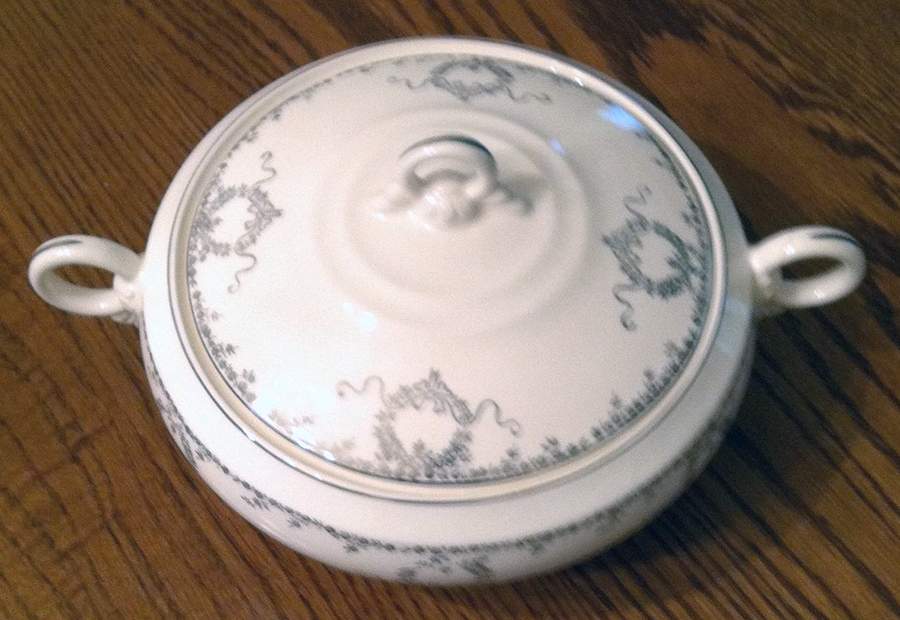 CRP62 Round Covered Vegetable by Crown Potteries-1