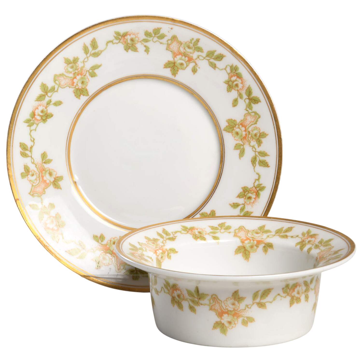 CHF517 Ramekin & Saucer Set by Charles Field Haviland-1