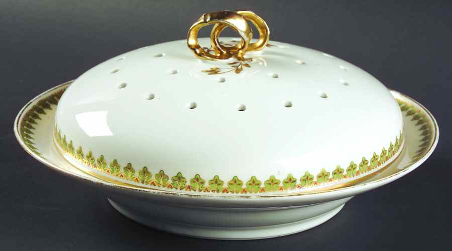 Schleiger 408 Pancake Dish & Lid by Charles Field Haviland-1