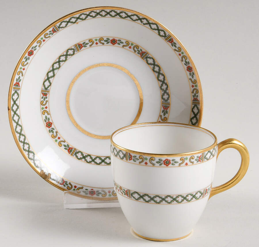 CHF525 Demitasse Cup & Saucer Set by Charles Field Haviland-1