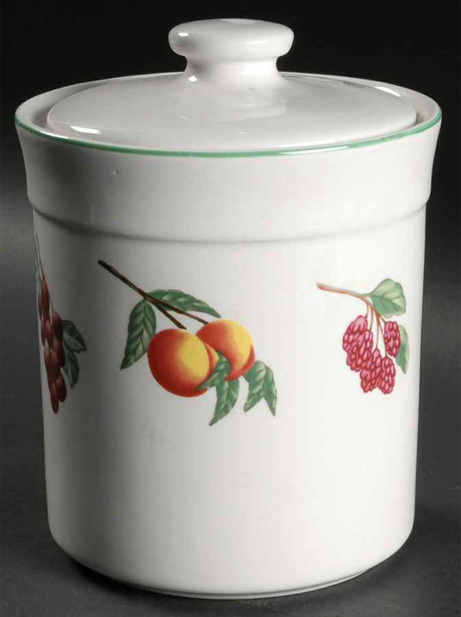 Garden Trellis Large Canister & Lid by Citation-1