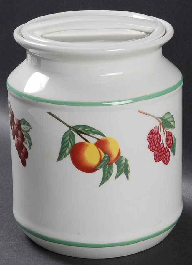 Garden Trellis 7" Storage Jar & Lid by Citation-1