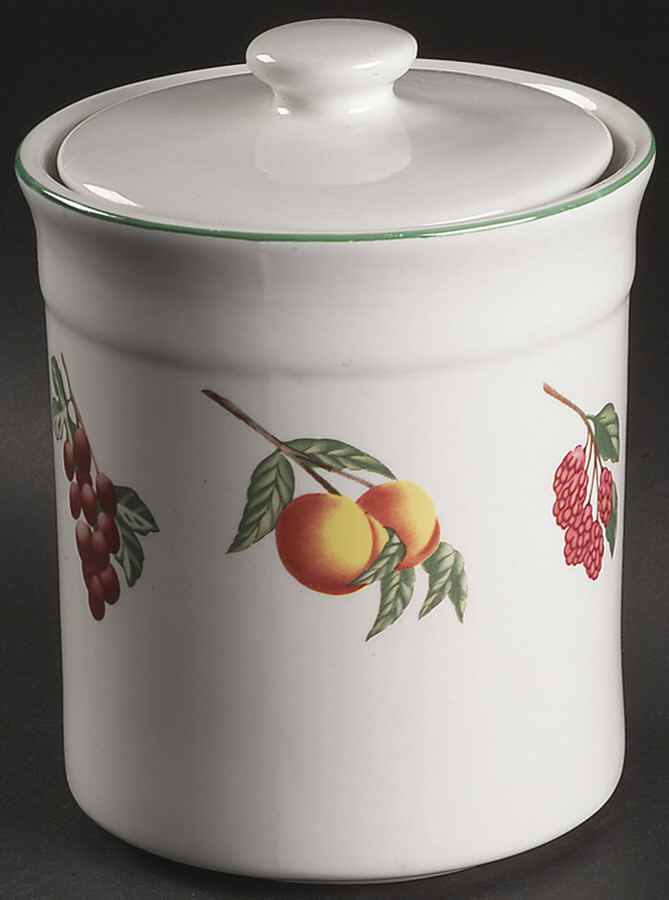 Garden Trellis Extra Large Canister & Lid by Citation-1